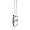 Thumbnail Image 1 of Le Vian Diamond & Ruby Necklace 1/15 ct tw Diamonds 14K Vanilla Gold