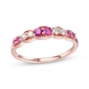 Thumbnail Image 1 of Le Vian Ruby & Diamond Stacking Ring 1/6 ct tw 14K Strawberry Gold