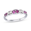 Thumbnail Image 1 of Le Vian Ruby & Diamond Stacking Ring 1/6 ct tw 14K Vanilla Gold