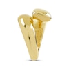 Thumbnail Image 1 of Puff Bypass Fashion Ring 14K Yellow Gold Size 7