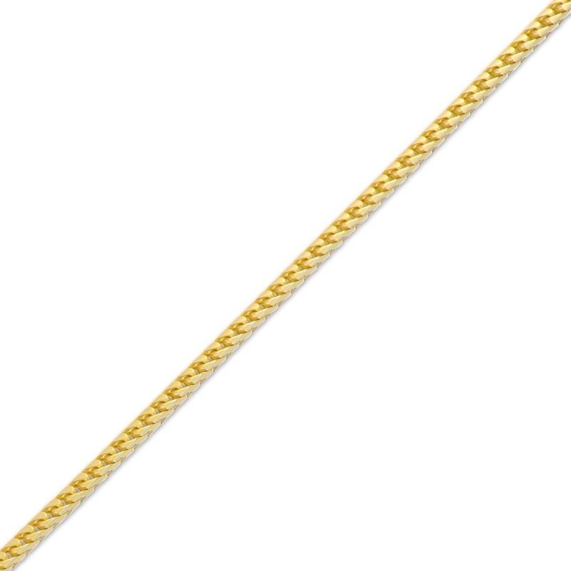 Solid Franco Chain Necklace 1.6mm 10K Yellow Gold 20"