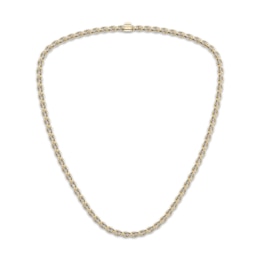 Men's Diamond Rope Chain Necklace 4-3/4 ct tw 10K Yellow Gold 20"