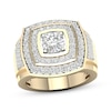Thumbnail Image 0 of Men's Lab-Created Diamonds by KAY Signet Ring 2-1/2 ct tw 10K Yellow Gold