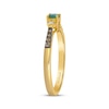 Thumbnail Image 1 of Le Vian Emerald Ring 1/8 ct tw Diamonds 14K Honey Gold