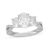 Thumbnail Image 0 of Neil Lane Artistry Oval-Cut Lab-Grown Diamond Three-Stone Ring 3 ct tw 14K White Gold