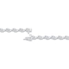 Thumbnail Image 3 of Diamond Bypass Link Bracelet 3/8 ct tw Sterling Silver 7&quot;