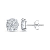 Thumbnail Image 1 of Multi-Diamond Stud Earrings 1 ct tw 10K White Gold