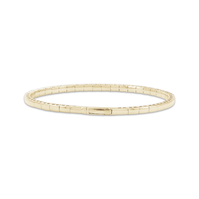 Main Image 3 of Lab-Grown Diamonds by KAY Flex Bangle Bracelet 2 ct tw 10K Yellow Gold