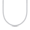 Thumbnail Image 1 of Multi-Diamond Tennis Necklace 1 ct tw Sterling Silver 17&quot;