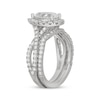 Thumbnail Image 2 of Neil Lane Artistry Pear-Shaped Lab-Grown Diamond Halo Bridal Set 2-1/2 ct tw 14K White Gold