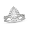 Thumbnail Image 1 of Neil Lane Artistry Pear-Shaped Lab-Grown Diamond Engagement Ring 2-1/3 ct tw 14K White Gold