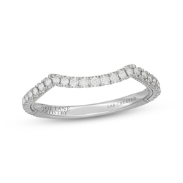 Neil Lane Artistry Lab-Grown Diamond Contour Wedding Band 1/4 ct tw 14K White Gold