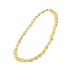 Thumbnail Image 1 of Braided Hollow Chain Necklace 14K Yellow Gold 17"