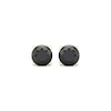 Thumbnail Image 2 of Round-cut Black Diamond Solitaire Stud Earrings 2 ct tw 10K Yellow Gold