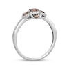 Thumbnail Image 3 of Le Vian Diamond Three-Stone Ring 3/8 ct tw 14K Vanilla Gold