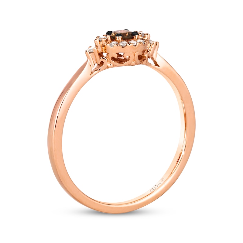 Main Image 3 of Le Vian Diamond Ring 1/6 ct tw 14K Strawberry Gold