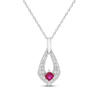 Hazel Oval Cut (7x5 mm) Pink Sapphire and Round Diamond Double Bail Womens  Halo Pendant Necklace 1 1/3 ctw 14K Rose Gold.Included 16 Inches 14K Rose  Gold Chain