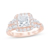 Thumbnail Image 0 of Monique Lhuillier Bliss Princess-Cut Lab-Created Diamond Halo Engagement Ring 2-3/8 ct tw 18K Rose Gold