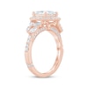 Thumbnail Image 1 of Monique Lhuillier Bliss Princess-Cut Lab-Created Diamond Halo Engagement Ring 2-3/8 ct tw 18K Rose Gold