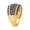 Thumbnail Image 2 of Le Vian Chocolate Chip Diamond Multi-Row Ring 1-3/4 ct tw 14K Honey Gold