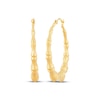 Thumbnail Image 0 of Bamboo Hoop Earrings 32mm 10K Yellow Gold