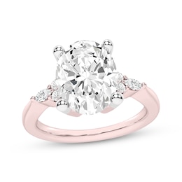 Lab-Grown Diamonds by KAY Engagement Ring 1-5/8 ct tw 14K Rose Gold