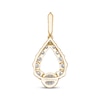 Thumbnail Image 4 of Milestones Diamond Teardrop Necklace 1 ct tw 10K Yellow Gold 18&quot;