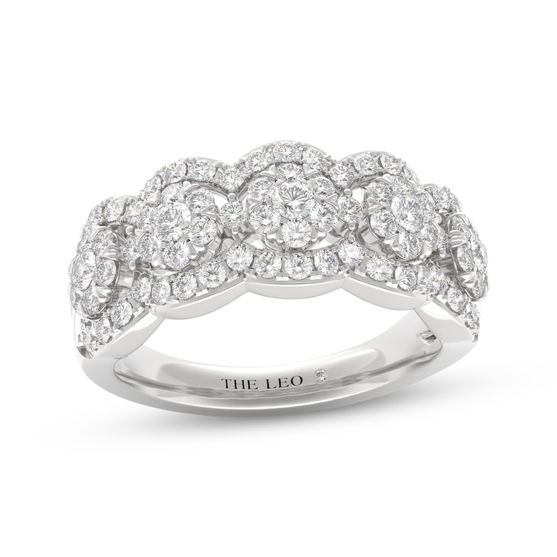 Main Image 1 of THE LEO Diamond Fashion Ring 1 ct tw 14K White Gold