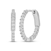 Thumbnail Image 1 of KAY Lab-Grown Diamonds Inside-Out Hoop Earrings 1/2 ct tw 10K White Gold