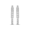 Thumbnail Image 2 of KAY Lab-Grown Diamonds Inside-Out Hoop Earrings 1/2 ct tw 10K White Gold