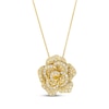 Thumbnail Image 1 of Le Vian Vault Diamond Flower Necklace 1 ct tw 14K Honey Gold 20&quot;