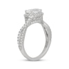 Thumbnail Image 1 of Neil Lane Artistry Oval-Cut Lab-Grown Diamond Halo Engagement Ring 1-1/2 ct tw 14K White Gold