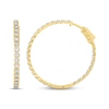 Thumbnail Image 1 of Lab-Grown Diamonds by KAY Inside-Out Hoop Earrings 2 ct tw 14K Yellow Gold 39mm