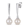 Thumbnail Image 1 of Cultured Pearl Drop Earrings Sterling Silver