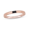 Thumbnail Image 1 of Neil Lane Baguette-Cut Black Diamond Wedding Band 1/10 ct tw 14K Rose Gold