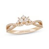 Thumbnail Image 1 of Neil Lane Marquise & Round-Cut Diamond Anniversary Ring 3/8 ct tw 14K Yellow Gold