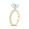 Thumbnail Image 1 of Monique Lhuillier Bliss Oval-Cut  Lab-Grown diamond Engagement Ring 3-5/8 ct tw 18K Yellow Gold