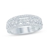 Thumbnail Image 1 of Monique Lhuillier Bliss Marquise & Round-Cut Lab-Grown Diamond Anniversary Ring 3/4 ct tw 18K White Gold