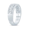 Thumbnail Image 2 of Monique Lhuillier Bliss Marquise & Round-Cut Lab-Grown Diamond Anniversary Ring 3/4 ct tw 18K White Gold