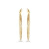 Thumbnail Image 2 of Fan Hoop Earrings 14K Yellow Gold