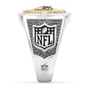 Thumbnail Image 3 of True Fans New England Patriots Championship Ring Sterling Silver & 10K Yellow Gold Ring