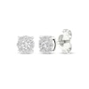 Thumbnail Image 1 of Lab-Grown Diamonds by KAY Halo Stud Earrings 1/3 ct tw 10K White Gold