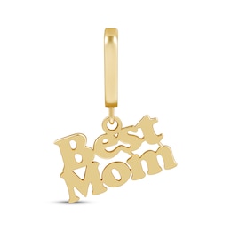 Charmed Memories &quot;Best Mom&quot; Charm 10K Yellow Gold