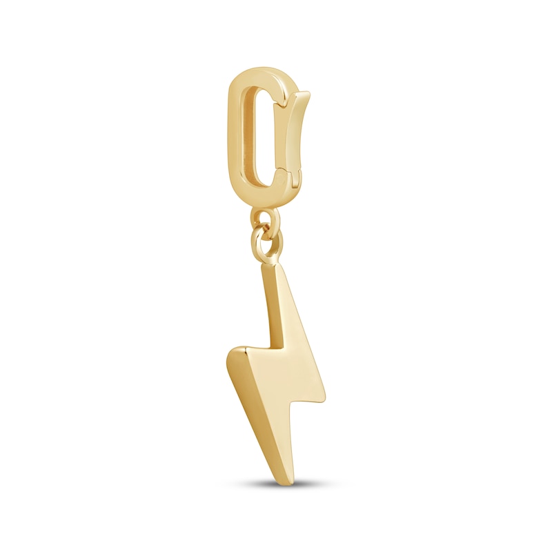 Main Image 3 of Charmed Memories Lightning Bolt Charm 10K Yellow Gold