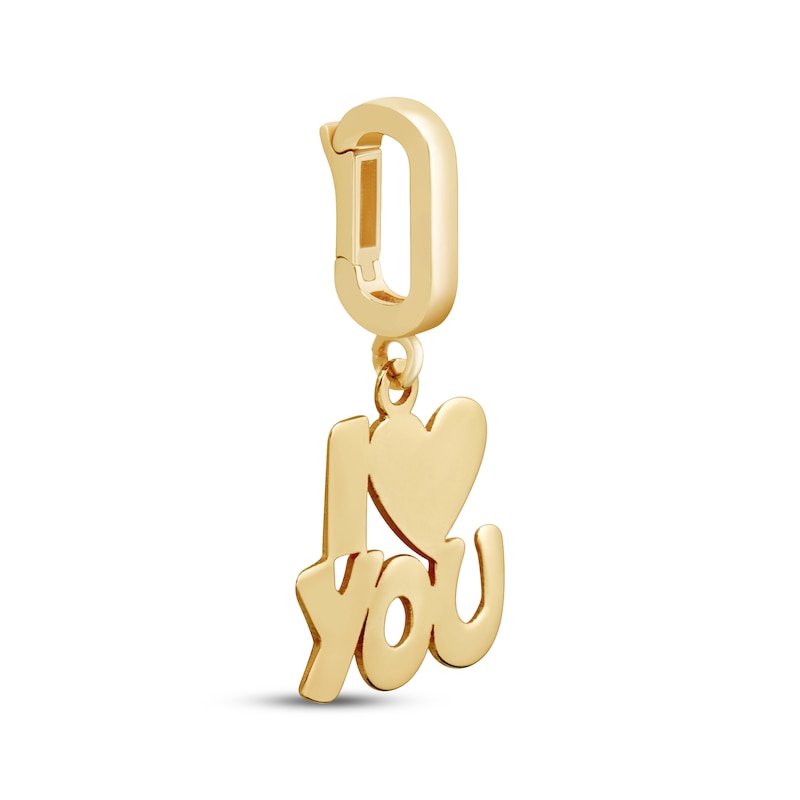 Main Image 2 of Charmed Memories &quot;I Heart You&quot; Charm 10K Yellow Gold