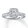 Thumbnail Image 1 of Diamond Engagement Ring 5/8 ct tw Princess-cut 14K White Gold