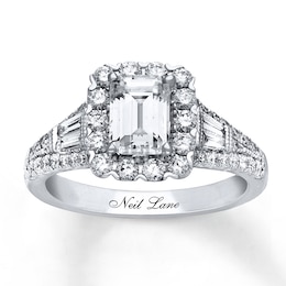 Neil Lane Engagement Ring 1-7/8 ct tw Diamonds 14K White Gold