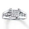 Thumbnail Image 0 of Diamond Engagement Ring 1-1/2 ct tw Princess-cut 14K White Gold