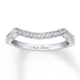 Neil Lane Diamond Wedding Band 1/8 ct tw 14K White Gold