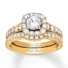 Thumbnail Image 1 of Neil Lane Bridal Set 1-1/2 ct tw Diamonds 14K Yellow Gold